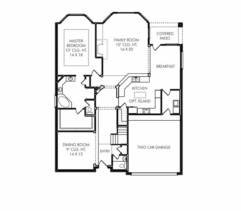 The Hastings Floor Plan - First Floor